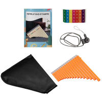 Flute De Pan Con 16 Tubos En Llavera G-A2 Instrumento De Viento Tradicional Chino De Abeto Con Bolsa De Transporte - details 1