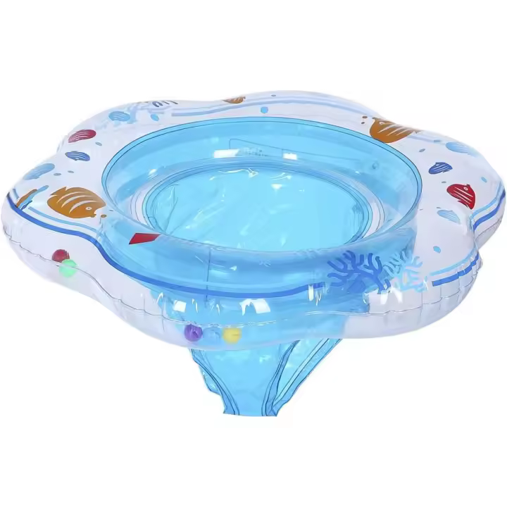 SSITO Flotador para Bebé, anillo de Nación, Boya para Bebé, Asiento inflable, Juguetes de piscina (Azul) - 1