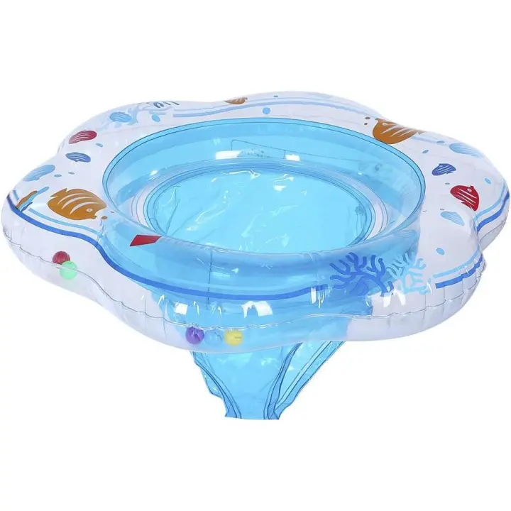 SSITO Flotador para Bebé, anillo de Nación, Boya para Bebé, Asiento inflable, Juguetes de piscina (Azul) - 1