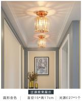 Lámpara De Techo Creativa De Cristal Negro/Oro Moderna Para Sala De Estar Pasillo Aisle Dormitorio Iluminación Interior Instalación Suelta Fuente De Alimentación AC - details 4