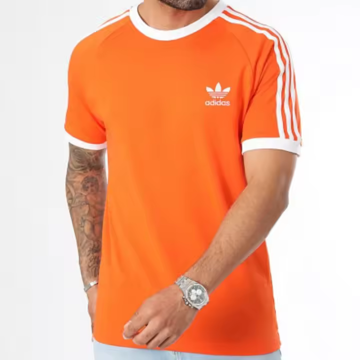 Camiseta ADIDAS STRIPES TEE IM9382 Naranja - 1