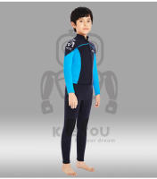 Traje De Baño De Neopreno 2.5mm Para Niños Y Niñas Traje De Natación Profesional Para Natación Surf Y Playa Apta Para Niños Y Niñas - details 7