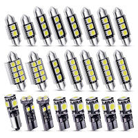 Kit De Luces LED Para Coche 23pcs 6500K T10 Ultra-Finas Luz Blanca Para Interior Mapa Maletero Placa De Licencia Iluminación De Vehículo - details 2