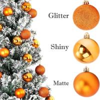 30Pcs Grandes Ornaments De Navidad En Forma De Copos De Nieve Decoración De Árbol De Navidad Con Brillo DIY Adornos Para Casa Y Año Nuevo - details 19