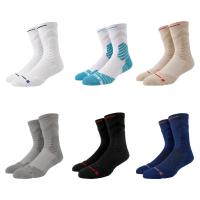 Calcetines De Baloncesto Profesionales 1 Par Calcetines De Deporte Con Parte Inferior De Toalla Gruesa Protección De Tobillo Antideslizantes Para Juegos Y Entrenamientos - details 9