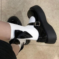 Calcetines De Mujer Estilo Harajuku Kawaii Japonés Blanco Dulce Lolita Con Lazo Calcetines Cortos De Pista Media Regalo Para Niñas - details 3