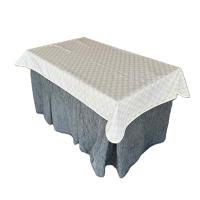 Ropa Chenilla Eco 8 Pliegues color Gris (incluye tapete) decopaq - details 0