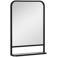 HOMCOM Espejo de Cuerpo Entero Moderno 163x53,5 cm Espejo de Pared Grande de Madera Colgar Vertical u Horizontal Decorativo para Salón Dormitorio Cocina Natural - details 0