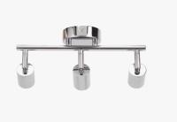 Base de Foco de Techo de 3 Vías giratoria flexible ajustable para dormitorio, Salón de estar, Centro Comercial - details 2