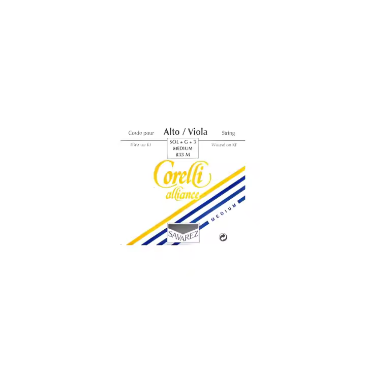 CUERDA VIOLA-Savarez (Corelli Alliance 833M) (Plata) 3ª Medium Viola 4/4 G (SOL) - 1