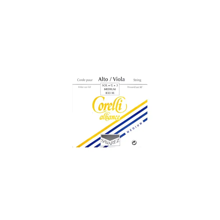 CUERDA VIOLA-Savarez (Corelli Alliance 833M) (Plata) 3ª Medium Viola 4/4 G (SOL) - 1