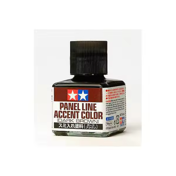 Panel Accent Line (Marrón oscuro) Tamiya-87140 - 1