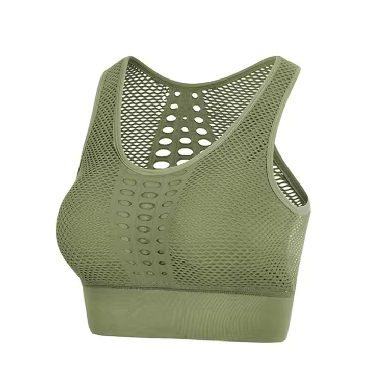 Hermosa Espalda De Las Mujeres Sujetador De Espalda Sin Fisuras Deportes Transpirable Yoga Corriendo Fitness Ropa Interior Femenino Deporte Sostenes SON DE TALLA XS PARA HASTA 34C/75C, PECHO 80-91CM - 1