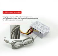Termostato Digital W3013 Con Termocoplante K Para Control De Temperatura Alta Potencia 2200W Longitud 1M Voltaje AC110V 220V Para Equipamiento De Chasis - details 3