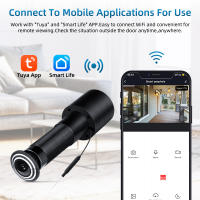 Cámara De Ojo De La Puerta Digital Elecpow 1080P WiFi 2.4G/5G Con Detección De Movimiento Seguridad Doméstica Sin Batería Compatible Con Tuya - details 5
