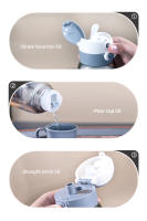 Botella De Agua Térmica Tiartisan De Titanio Doble Capa Para Niños 600ml Con Dos Tapas Portátil Para Exteriores Y Deportes - details 5