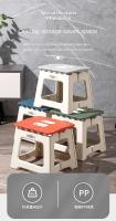Nueva 2024 Pequeña Y Portátil Silla Plegable De Plástico Para Exteriores Y Camping Silla De Viaje Con Alfombra Ideal Para Picnics Y Regalos - details 5