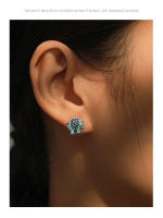 Zenyth-Pendientes de Elefante de Plata S925 with microdiamantes, estilo Femenino, Con personalidad Creative, pendientes de esmalte animal. - details 7