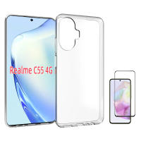 Funda Transparente de TPU Para Realme C53 C55 Protección Completa con Ajuste Perfecto, Diseño Ultra Delgado y Flexible Antirayones + Protector De Pantalla Opcional - details 0