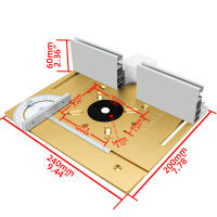 Sistema De Elevación De Router Mejorado Con Placa De Inserto De Aluminio Para Mesas De Trabajo Herramienta DIY Para Carpintería - details 3