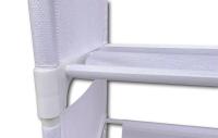 Zapatero de Metal de 5 niveles, estante para sombreros, árbol de salón ajustable con 16 ganchos de suspensión de Metal, cubierta lateral para entrada, baño, sala de estar - details 0