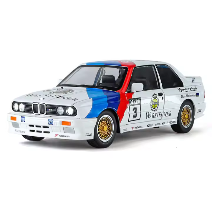 Modelo De Coche De Aleación BWM M3 1:24 Con Sonido Y Luz Vehículo De Retroceso Juguete De Decoración Para Niños Regalo Simulación Alta - 1