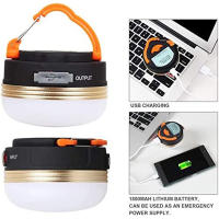 Lámpara De Camping Portátil 10W LED Con Batería Recargable De 1800mAh USB Lanternas De Tenda Para Excursionismo Al Aire Libre Iluminación Nocturna Con Colgador - details 3