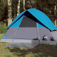 vidaXL Tienda de campaña iglú 3 personas tela opaca impermeable Color Blanco opaco,  Azul,  Gris y naranja y mas - details 1