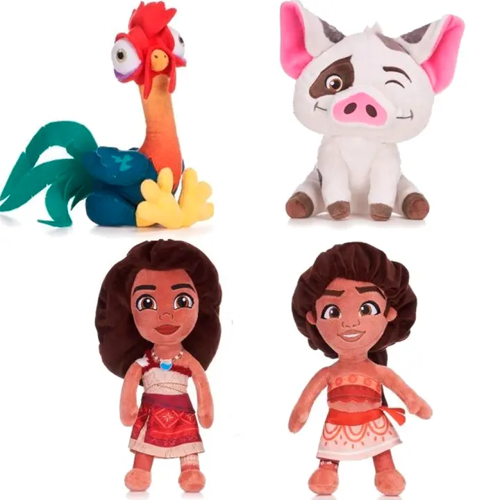 Peluche oficial Moana Simea Hei Hei Pua Hei-Hei Vaiana 24-33cm - 1