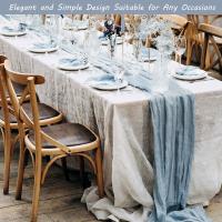 10Pcs Telar De Queso Boho Gauze Romántico Para Mesa 40x270cm Ideal Para Bodas Cumpleaños Y Fiestas De Enlace - details 6