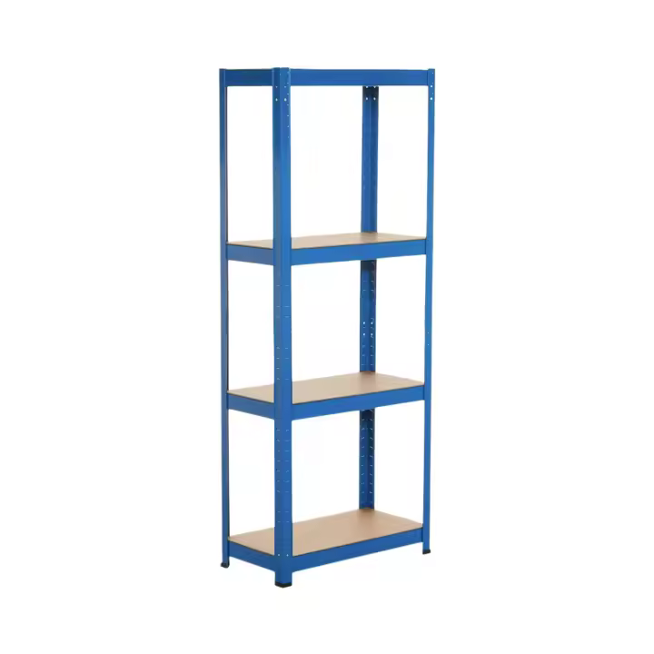 Estantería Metálica Modular con 4 Baldas Ajustables | Thinia Home | Estantería Uso Doméstico | Estantería Multiusos | Dimensiones 148x60x30cm | Aguanta hasta 240Kg - 1