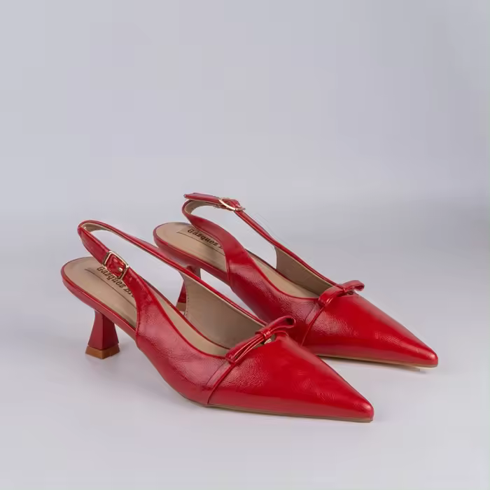 ZAPATO MUJER GAZQUEZ BRAVO ROJO 54597 - 1