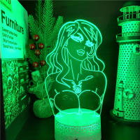 Lámpara LED De Ilusión 3D Anime Fullmetal Alchemist Cambio De Color Para Decoración De Habitación Infantil Luz Nocturna De Mesa - details 15
