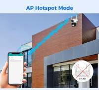 Cámara De Seguridad IP Hiseeu Wifi Con Lente Dual 4X Zoom Digital AI Detecta Humanos ONVIF Pantalla Completa 4K 8MP Exterior PTZ - details 15