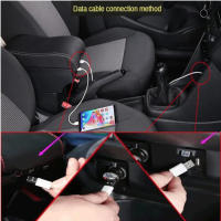 Caja De Reposabrazos Para Coche Suzuki IGNIS Piezas De Retrofits Dedicadas Almacenamiento Interior Accesorios De Coche Material Cuero / Plástico ABS - details 7