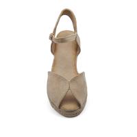 Calzados soraia, Sandalia de antelina y plataforma de yute, espardeñas de cuña, para mujer. - details 33