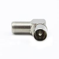 Banner - Adaptador antena tipo F hembra a coaxial macho 90 grados