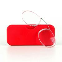Gafas De Lectura Sin Montura Para Hombres Y Mujeres Mini Portátiles +1.0 - +3.5 Polarizadas De Polipropileno Negro Y Rojo - details 7