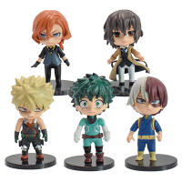 Set De 5 Figuras De Acción Anime My Hero Academia Midoriya Bakugou Todoroki Ochaco Uraraka Kirishima Modelo Juguete Para Coleccionistas - details 0