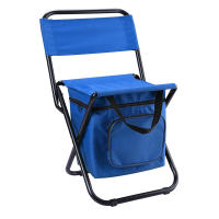 Silla de pesca con bolsa refrigeradora, taburete de pesca compacto y plegable, verde - details 8