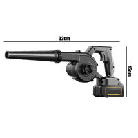 Soplador y aspiradores inalámbrico eléctrico 2 en 1, Sopladores de hojas con Batería de 21V 4.0AH, 3.3m3/min, Colector de polvo para jardín, pelo de mascotas, hojas caídas, nieve, Compatible con batería Makita de 18V - details 9