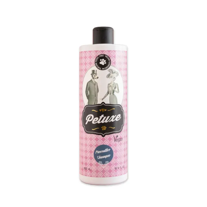 Petuxe Cosmetics Champú Preventivo para Mascotas - Previene Problemas de Piel y Pelaje - 500 Ml - 1