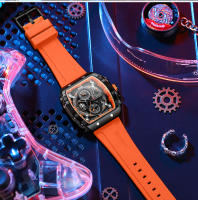 Reloj De Pulsera Curren 8442 Para Hombre Estilo Business Y Casual Cronógrafo De 6 Manos Reloj De Cuarzo Lujo Y Moda Resistente Al Agua Material De Correa Silicona Y Caja De Aleación Dial De Cristal De Zafiro - details 21