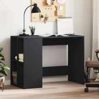 vidaXL Escritorio de madera de ingeniería 102x50x75 cm en color Gris hormigón/Gris sonoma/Blanco y más | estructura resistente ideal para salón dormitorio o estudio - details 4