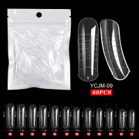 60pcs Extensiones De Uñas Falsas Art Acrílicas UV Gel Polvo Moldes De Escultura Cubiertas Completas Presión En Manicura Suministros Herramientas Para Dedos - details 15