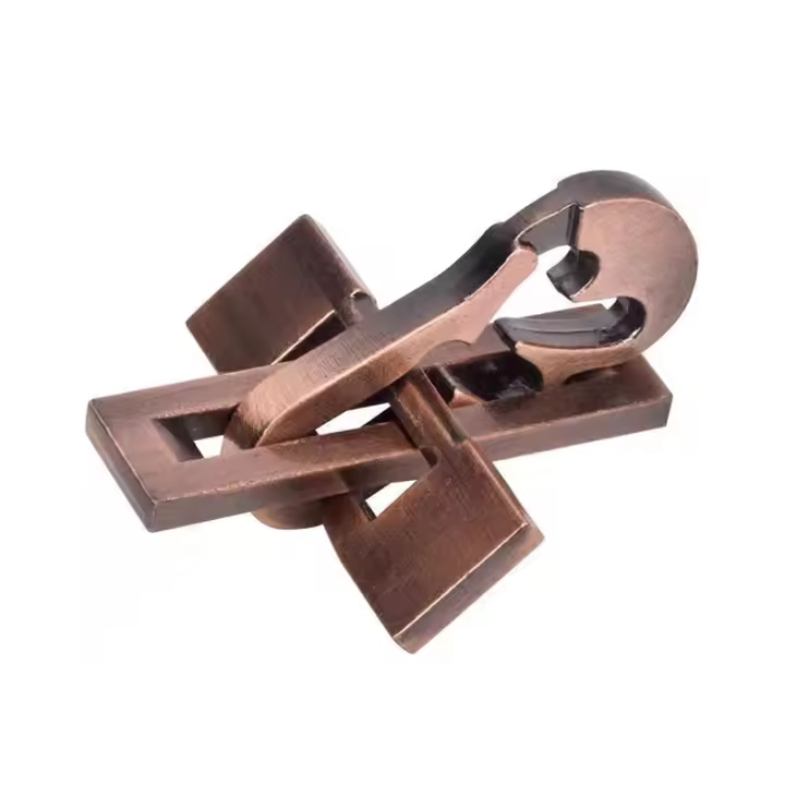Quebra Cabeça De Metal Rompecabezas Inteligencia IQ Juego Para Adultos Y Niños Desbloqueo Juegos De Ingenio Unisex - 1