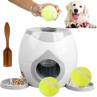 Lanzador De Bolas De Tenis Interactivo Y Dispensador De Golosinas Juego Divertido Para Entrenamiento De Perros Sin Batería Manual - details 2