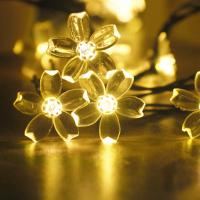 1PC Luces De Flores Solares Para Exterior Impermeables 20/30/50/100 LED Para Decoración De Jardín Pared Patio Jardín Árbol De Navidad - details 13