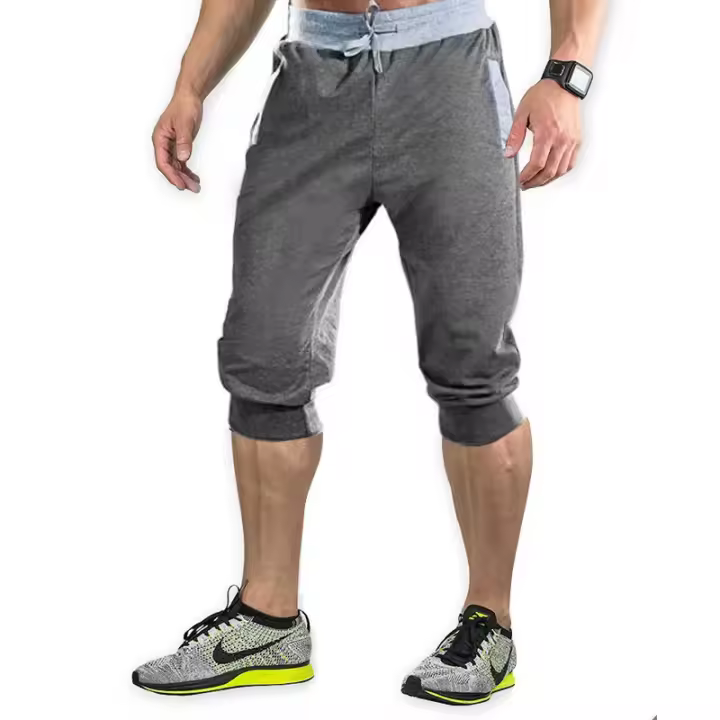 Shorts De Correr Para Hombre Verano 2024 Moda Casual Cortos De Algodón Transpirable Para Playa Y Gimnasio Ropa Deportiva - 1