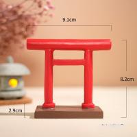 Mini Puerta Torii Japonesa Estilo Shinto Para Jardín Arquitectura Asia Adorno De Casa Miniatura Decoración De Acuario Decoración Chino - details 6